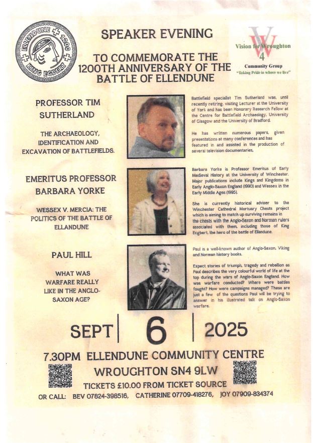 Battle of Ellendune 1200th Anniversary Speaker Evening